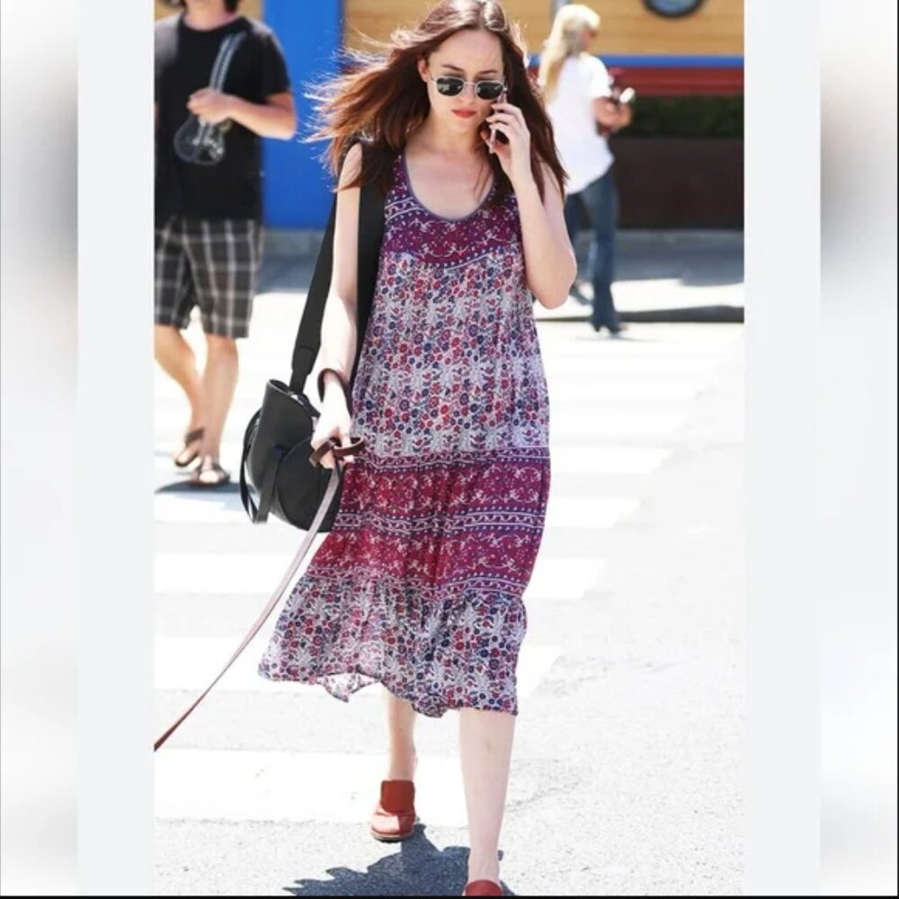 Vintage Indus Boho Cotton Dress – ASO Dakota Johnson & Malin Akerman (L)